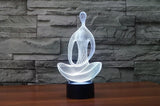 3D LED Meditation Lamo