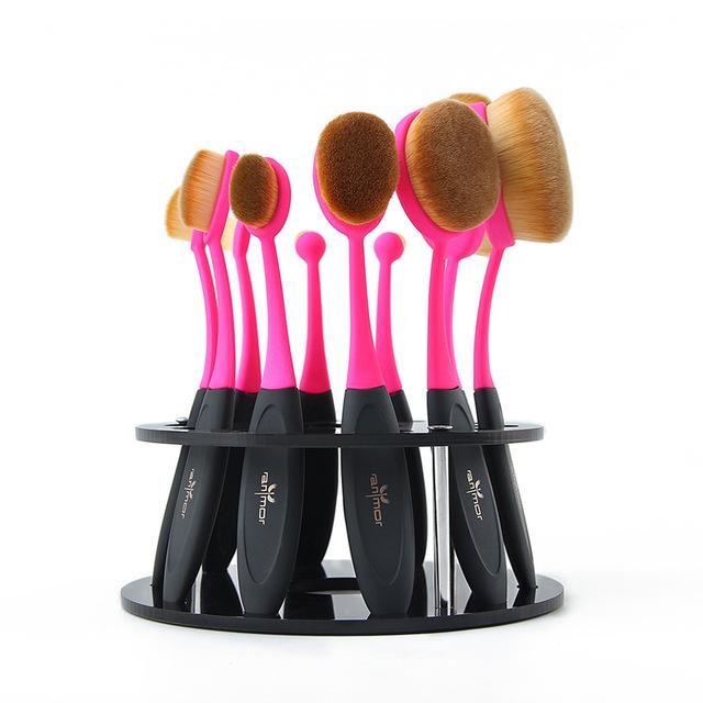 10 PIECE OVAL BRUSH SET