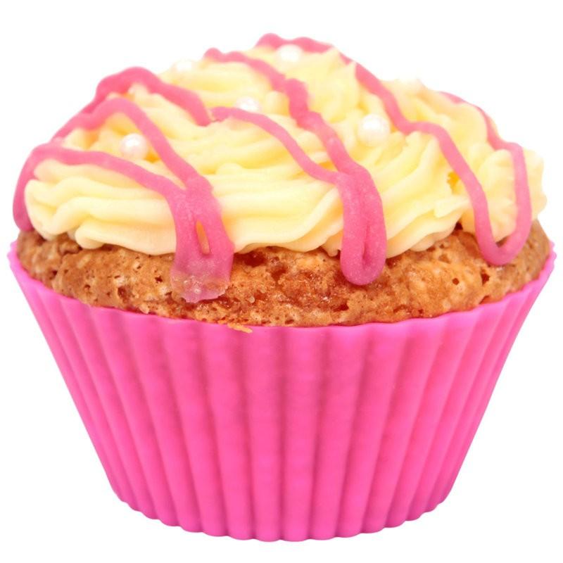 Pantry Elements® Jumbo Silicone Baking Cups (12-Pack) - Vibrant Collection