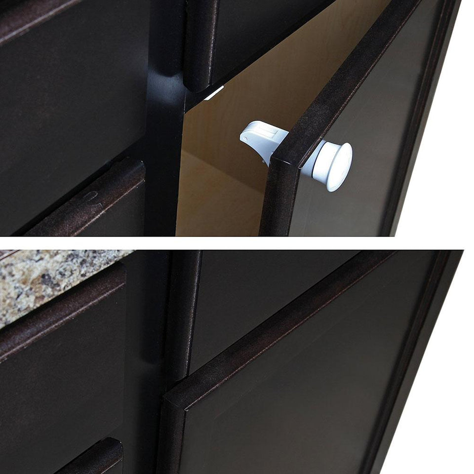 Safety Magnetic Cabinet Locks (4 locks + 1 key)