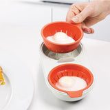 PERFECT POACH - MICROWAVABLE DOUBLE EGG POACHER